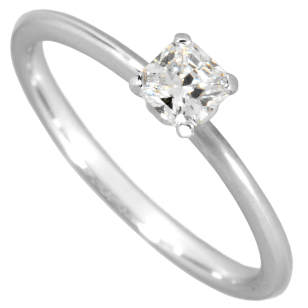TIFFANY Authentic Silver Diamond Engagement Ring
